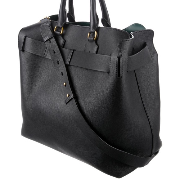 Burberry Black Leather Large Tote - Picture 4 of 5